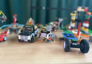Konstrukcje z klocków lego w wykonaniu Olka Frukacza z kl. 1b